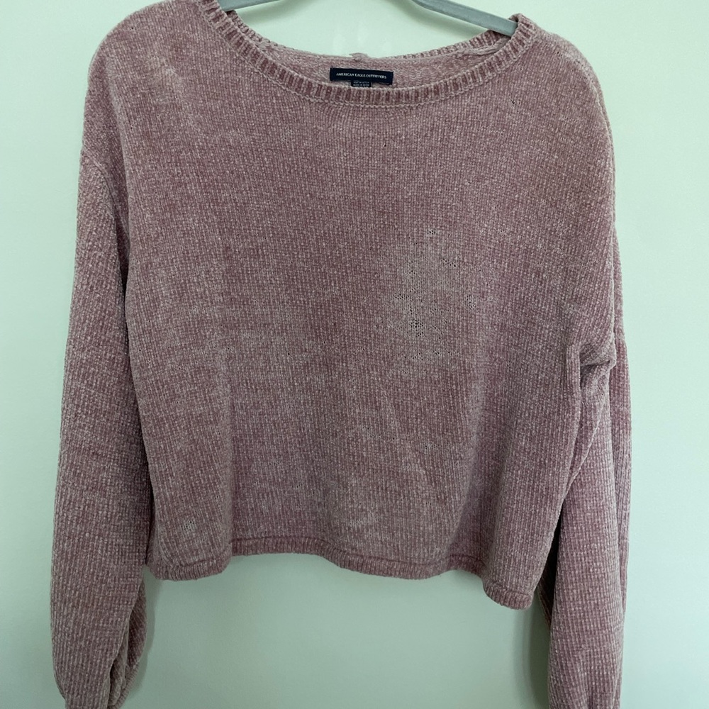 Pink knit sweater